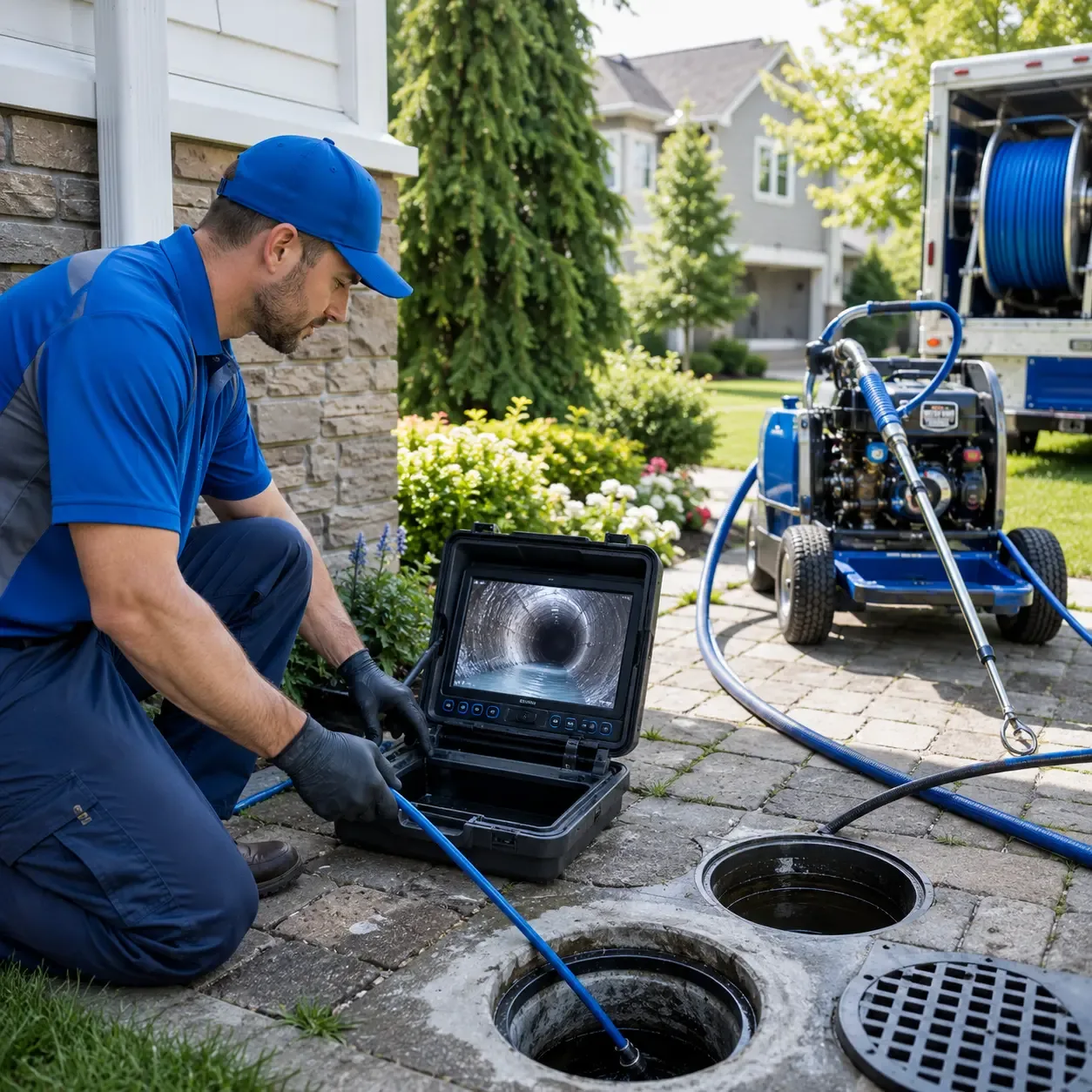 Outdoor drain cleaning professionals serving Spotswood, NJ